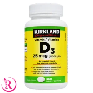قرص ویتامین D3 کرکلند ۲۵ میکرو گرمی | 600عددی