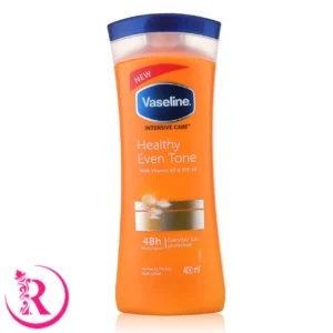 لوسیون بدن وازلین مدل healthy even tone نارنجی