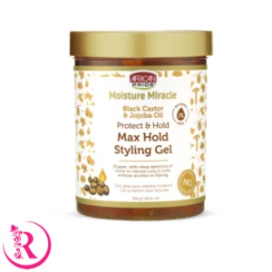 ژل حالت دهنده و نگهدارنده قوی مو بیرون حمام کرچک و جوجوبا 510 میل افریکن پراید