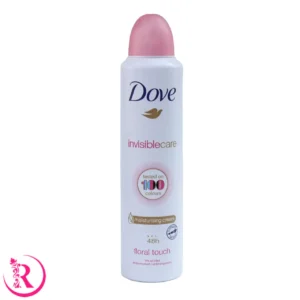 اسپری ضد تعریق زنانه داو100رنگ invisible care حجم 250 میل