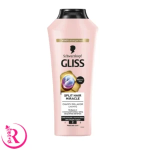 شامپو گلیس صورتی ضدموخوره Schwarzkopf gliss split hair miracle 500 ml