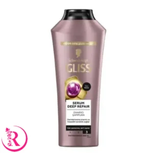 شامپو گلیس ترمیم کننده مناسب موهای آسیب دیده و زبر 400 میل GLISS serum deep repair