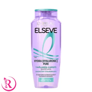 شامپو آبرسان و متعادل‌کننده چربی لورآل السیو مدل Hydra Pure حجم 300 میل بنفش