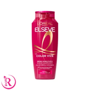 شامپو لورآل السیو قرمز مناسب موهای رنگ‌شده مدل Color-Vive حجم 300 میل قرمز