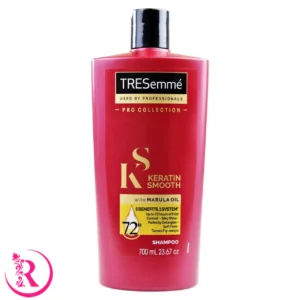 شامپو کراتینه ترزمه قرمز مدل Keratin Smooth حجم 700 میلی