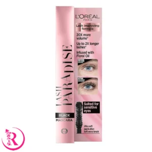 ریمل لورآل Paradise Black Mascara – مشکی عمیق و حجم‌دهنده