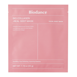 ماسک بیو-کلاژن صورتی بایودنس کره ای Biodance Bio Collagen جوانساز
