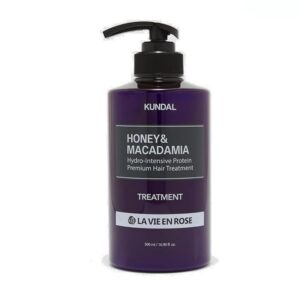 پروتئین ماکادمیا کوندال لاوی ان روس Kundal – Honey & Macadamia Protein Hair Treatment 500ml – La Vie En Rose
