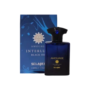 ادوپرفیوم مردانه اسکلاره Sclaree مدل آمواج اینترلود بلک ایریس Amouage Interlude Black Iris حجم 30 میل