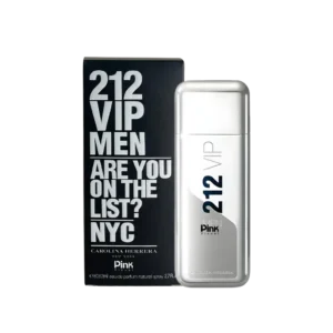 ادوپرفیوم پینک ویژوآل Pink مدل ۲۱۲ وی آی پی مردانه Carolina Herrera 212 VIP Men حجم 80 میلی لیتر طرح مارک