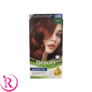 کیت رنگ مو زنانه فاقد سولفات و آمونیاک بیوتی شماره 6.99 رنگ VIOLET (شرابی) حجم 80 میل