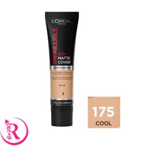 کرم پودر لورال اینفالیبل 32 ساعته مات کاور شماره 175 Cool Undertone