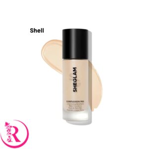 کرم پودر بادام و مات شیگلم رنگ Shell مناسب پوست چرب و مختلط