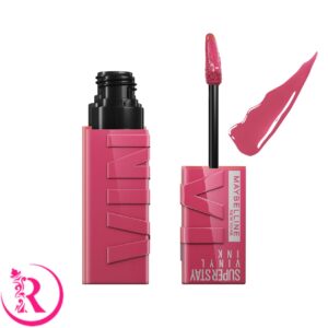 رژ لب مایع براق میبلین سوپر استی رنگ 20 Coy | لب نود و طبیعی