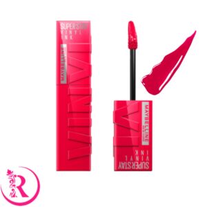 رژ لب مایع براق میبلین سوپر استی رنگ 45 Capricious