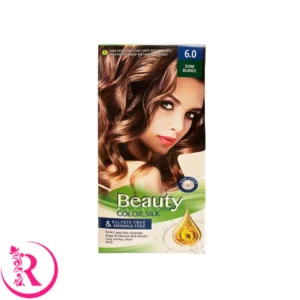 کیت رنگ مو زنانه فاقد سولفات و آمونیاک بیوتی شماره 6.0 رنگ DARK BOLNDE (بلوند تیره) حجم 80 میل + اکسیدان 120 میل