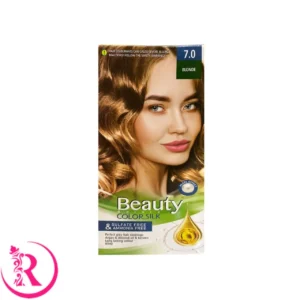 کیت رنگ مو زنانه فاقد سولفات و آمونیاک بیوتی شماره 7.0 رنگ BLONDE (بلوند) حجم 80 میل